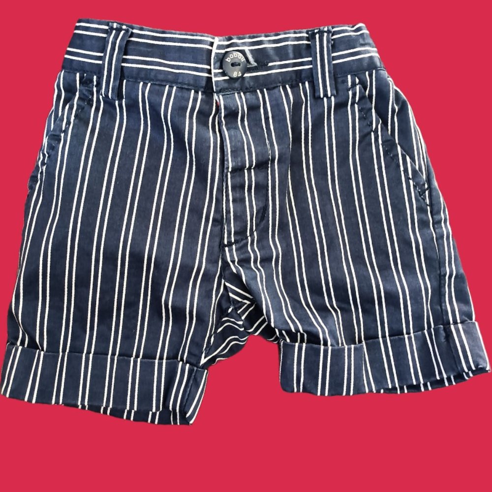 Boboli cute classic baby boy blue-white pants size 12m